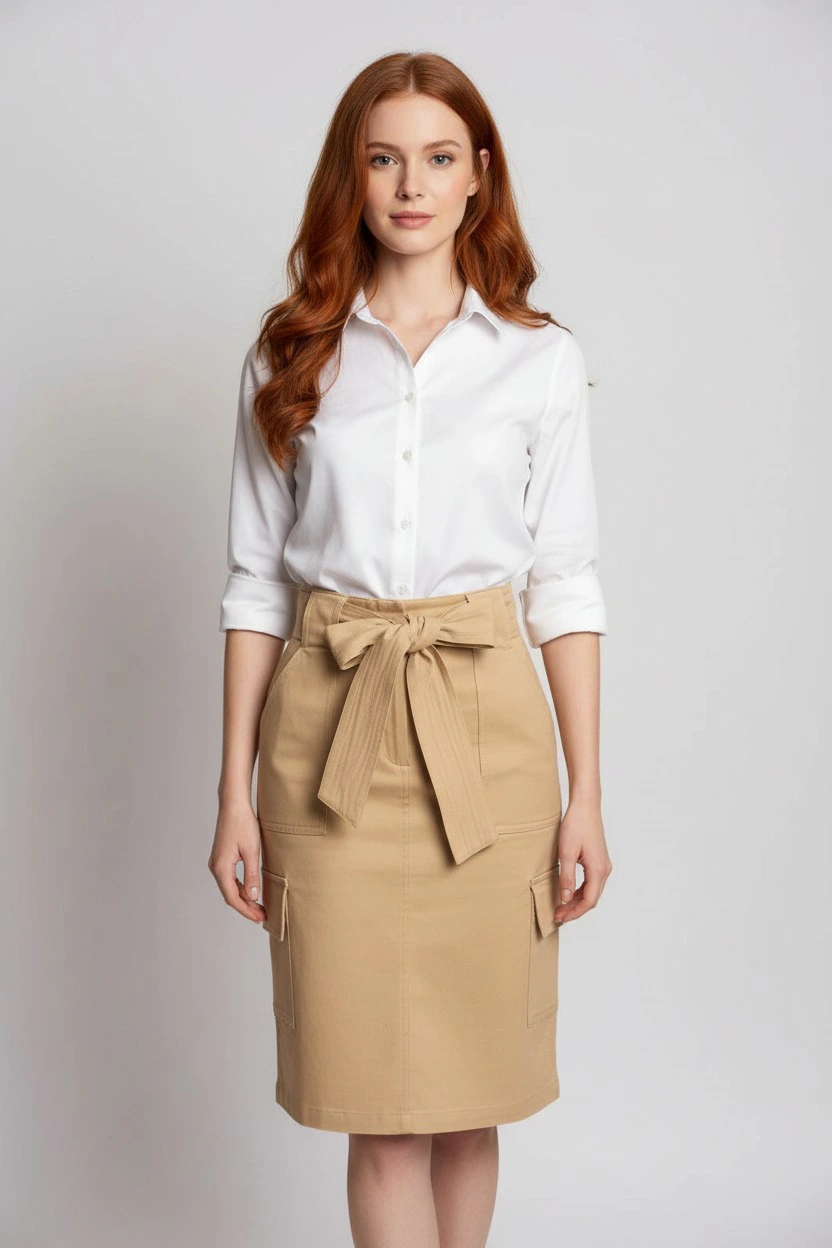 Camisa em tecido 100% linho na cor Branco