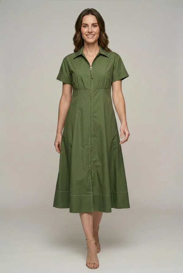 Vestido Lilach Musgo